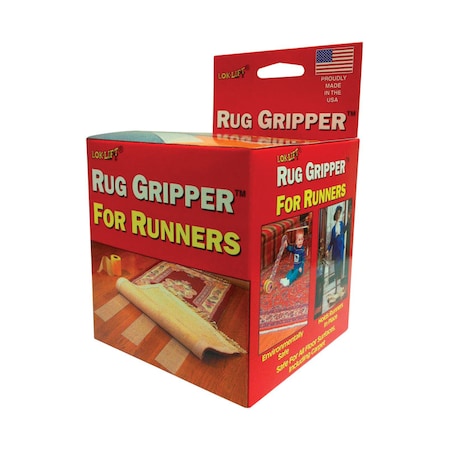 Rug Gripper Lok-Lift 4 in. W X 25 ft. L Reversible Scrim Indoor Rug Gripper 425R